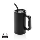Hrnek Cube 800 ml z recykl. oceli s certifikací RCS - černá