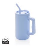 Hrnek Cube 800 ml z recykl. oceli s certifikací RCS - světle modrá
