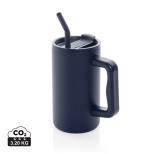 Hrnek Cube 800 ml z recykl. oceli s certifikací RCS - námořní modř