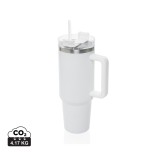 Termohrnek 1200ml Peakflow z RCS recykl. nerezové oceli - bílá