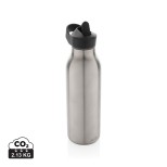 Flip-top lahev na vodu Avira Ara 500ml z RCS recykl. oceli - stříbrná