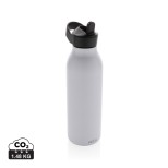 Flip-top lahev na vodu Avira Ara 500ml z RCS recykl. oceli - bílá