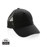 5 dílná síťovaná kšiltovka Impact ze 190g rec. bavlny AWARE™ - černá
