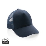 5 dílná síťovaná kšiltovka Impact ze 190g rec. bavlny AWARE™ - námořní modř