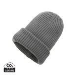 Dvojitě pletená beanie čepice Impact z Polylana® AWARE™ - antracitová