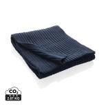 Pletená šála 180x25cm Impact z Polylana® AWARE™ - námořní modř