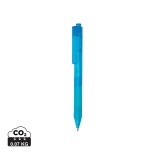 Matné pero X9 se silikonovým úchopem - modrá