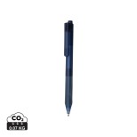 Matné pero X9 se silikonovým úchopem - námořní modř