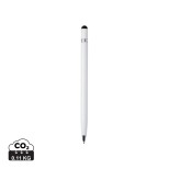 Minimalistické kovové pero - bílá