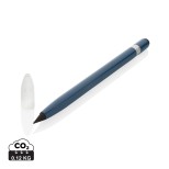 Nekonečná tužka z hliníku s gumou - modrá