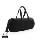 Nebarvená víkendová taška Impact z 285g rec. canvas AWARE™ - černá