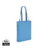 Tote bag Impact z 285g recykl. canvas - tranquil blue