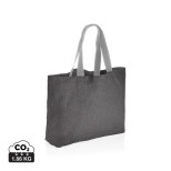 Nebarvená velká taška Impact z 240g recykl. canvas AWARE™ - antracitová