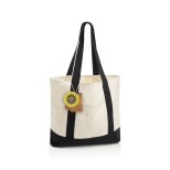 SHOP LOCAL AWARE™ taška Tote z recyklované bavlny 350 gsm. - černá
