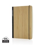 Zápisník Scribe A5 s měkkým bambusovým obalem - černá