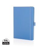 Klasický zápisník A5 Sam z RCS lepené kůže - sky blue