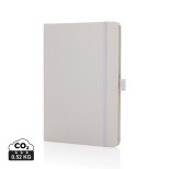 Klasický zápisník A5 Sam z RCS lepené kůže - bílá