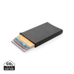 Hliníkové RFID pouzdro na karty - černá