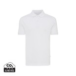 Polo tričko IQONIQ Yosemite z recykl. bavlny - recycled white