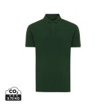 Polo tričko IQONIQ Yosemite z recykl. bavlny - forest green