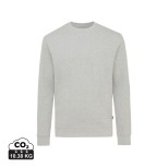 Nebarvená mikina IQONIQ Denali z recykl. bavlny - heather grey
