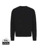 Mikina IQONIQ Kruger relaxed fit z recykl. bavlny - černá