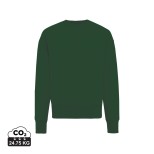 Mikina IQONIQ Kruger relaxed fit z recykl. bavlny - forest green