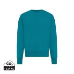 Mikina IQONIQ Kruger relaxed fit z recykl. bavlny - verdigris