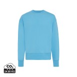 Mikina IQONIQ Kruger relaxed fit z recykl. bavlny - tranquil blue