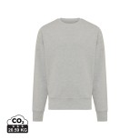 Mikina IQONIQ Kruger relaxed fit z recykl. bavlny - heather grey