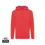 Mikina s kapucí IQONIQ Jasper z recykl. bavlny - luscious red