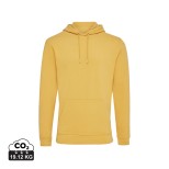Mikina s kapucí IQONIQ Jasper z recykl. bavlny - ochre yellow