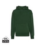 Mikina s kapucí IQONIQ Yoho relaxed fit z recykl. bavlny - forest green