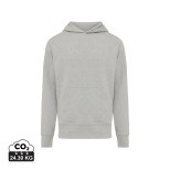 Mikina s kapucí IQONIQ Yoho relaxed fit z recykl. bavlny - heather grey