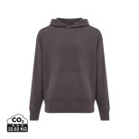 Mikina s kapucí IQONIQ Yoho relaxed fit z recykl. bavlny - antracitová