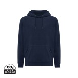 Micro fleece mikina IQONIQ Trivor z recykl. polyesteru - námořní modř
