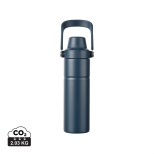 Termo lahev Baltimore trek 600 ml z RCS recykl. oceli - námořní modř