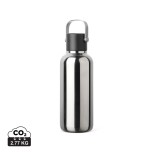 Nerezová láhev VINGA Cael 600 ml z RCS - stříbrno-šedá