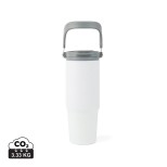 Termolahev VINGA Eos z RCS recykl. nerezové oceli 880ml - bílá, šedá