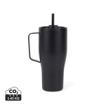Termolahev VINGA Eos z RCS recykl. nerezové oceli 800ml - černá, černá
