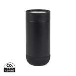 Termohrnek s push zavíráním VINGA Erie z RCS recyk. SS 350ml - černá, černá