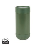 Termohrnek s push zavíráním VINGA Erie z RCS recyk. SS 350ml - zelená, zelená