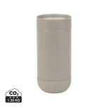 Termohrnek s push zavíráním VINGA Erie z RCS recyk. SS 350ml - šedá, šedá