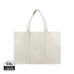 Maxi tote bag VINGA Hilo z recykl. canvas AWARE™ - off white