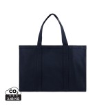 Maxi tote bag VINGA Hilo z recykl. canvas AWARE™ - námořní modř
