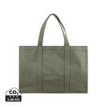 Maxi tote bag VINGA Hilo z recykl. canvas AWARE™ - zelená